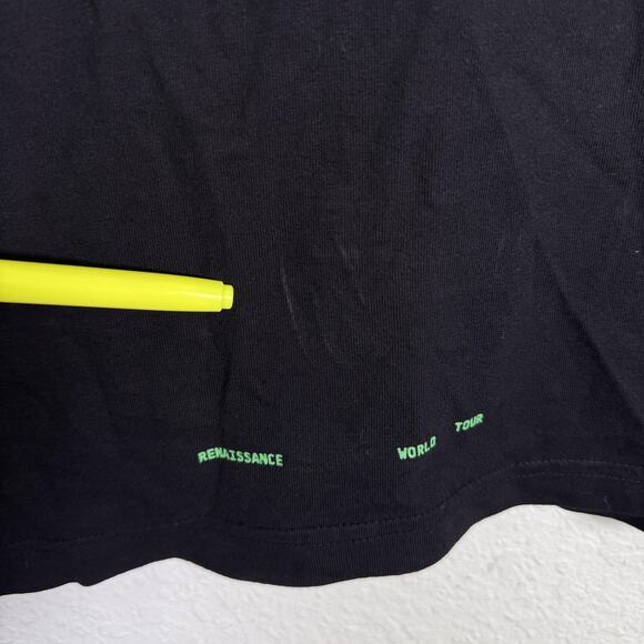 Beyoncé Renaissance World Tour Shirt Medium Concert Tee Green Horse Long Sleeve - Picture 9 of 12